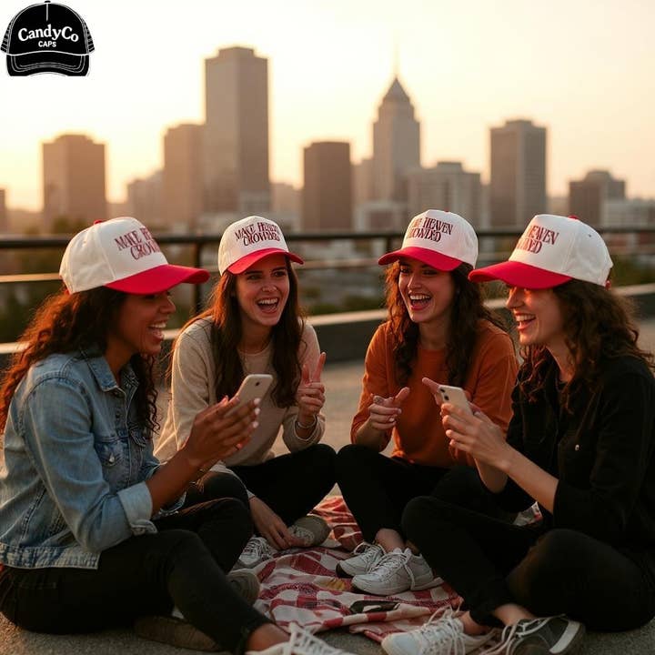 Maak de hemel druk geloof Jezus Geborduurde truckerpet voor wholesale door The Candy Collections