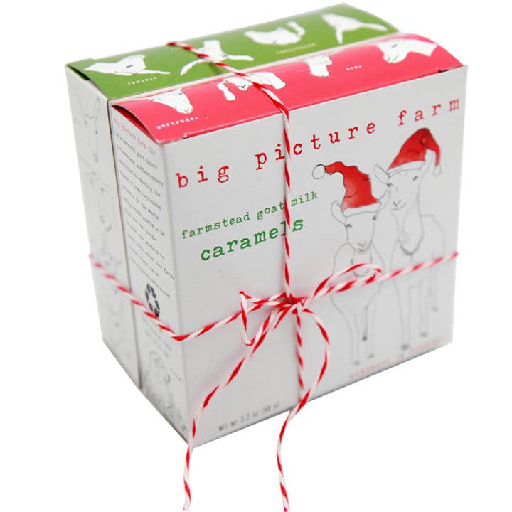 Big Picture Farm - Wholesale Caramel - Holiday Goat Milk Caramel Box (Christmas)0