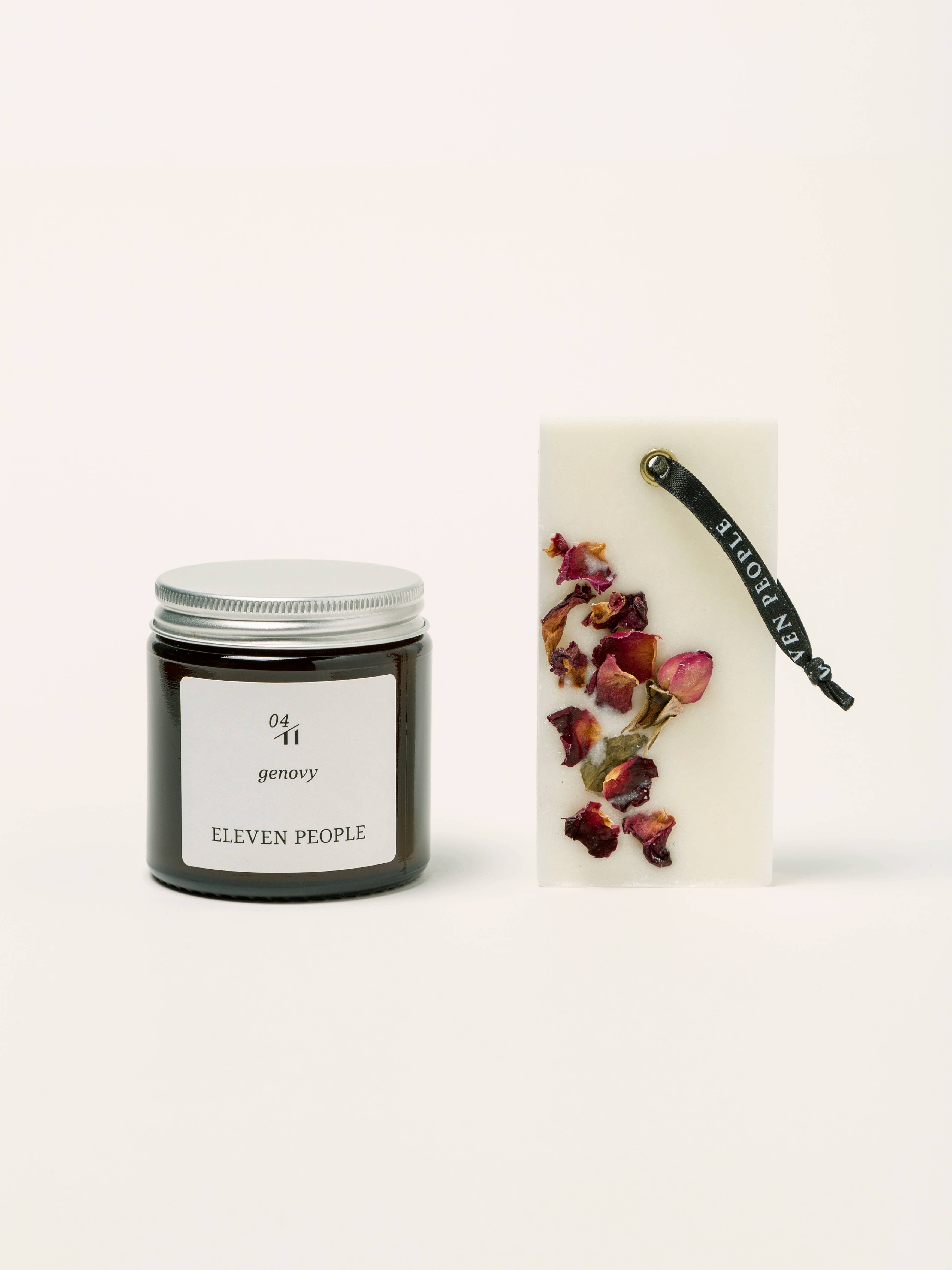 ELEVEN PEOPLE – wholesale Jar/filled candle – Gift Pack Candle + Wax Bar Air Freshener2