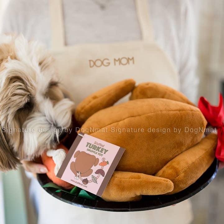 DogNmat - Wholesale Pet Plush Toy - Dog - Stuffed Turkey Snuffle Dog Toy-3 in 1 Hide and Seek toy1