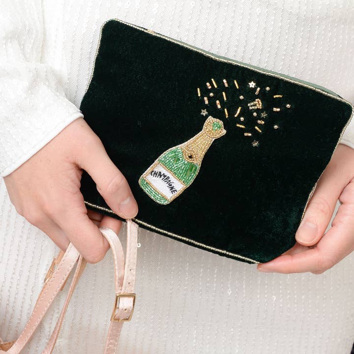 My Doris – wholesale Coin purse – Women’s – GREEN CHAMPAGNE MEDIUM POUCH1