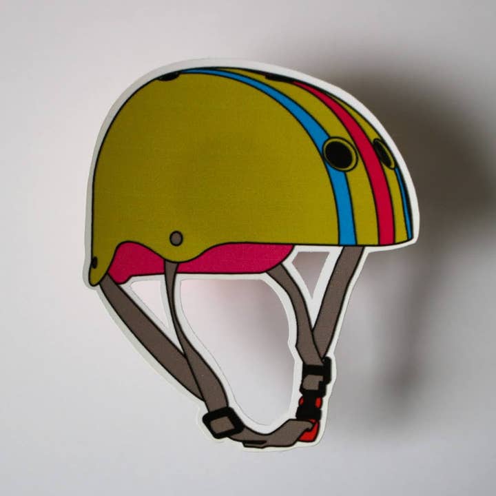 Hey Rosie Creations - Wholesale Sticker - Roller Derby Helmet Sticker1