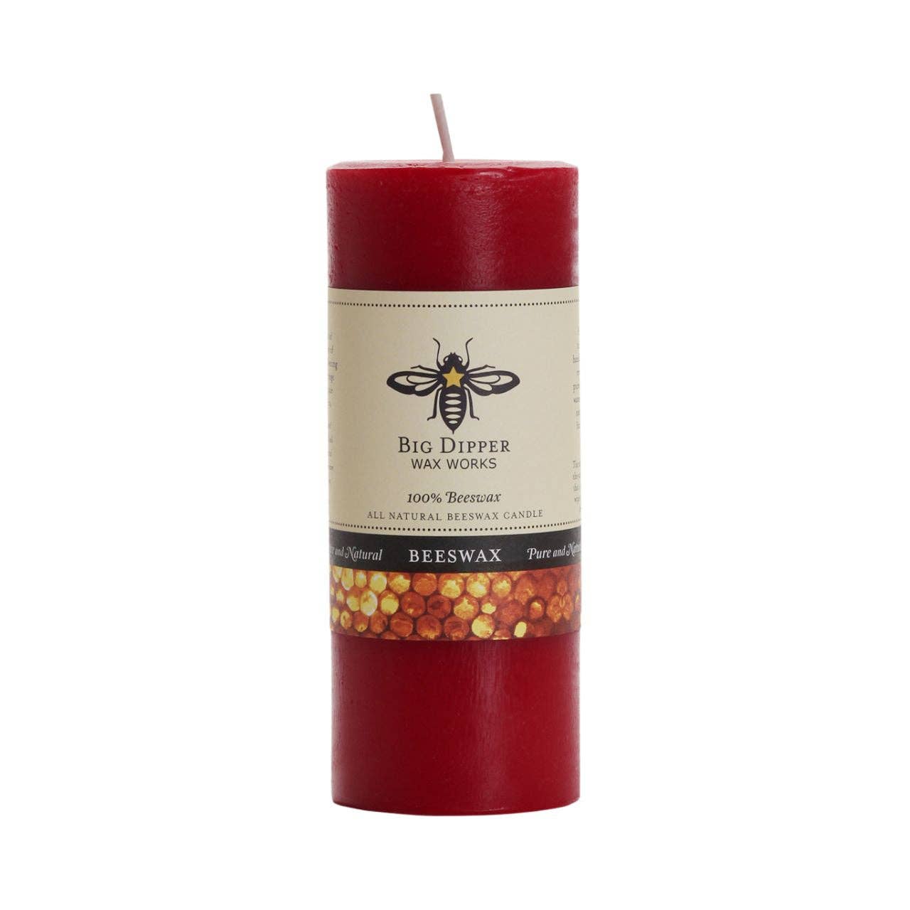 Big Dipper Wax Works - Wholesale Pillar Candle - Pillar Candles – 100% Pure Beeswax – Multiple Sizes & Colors1