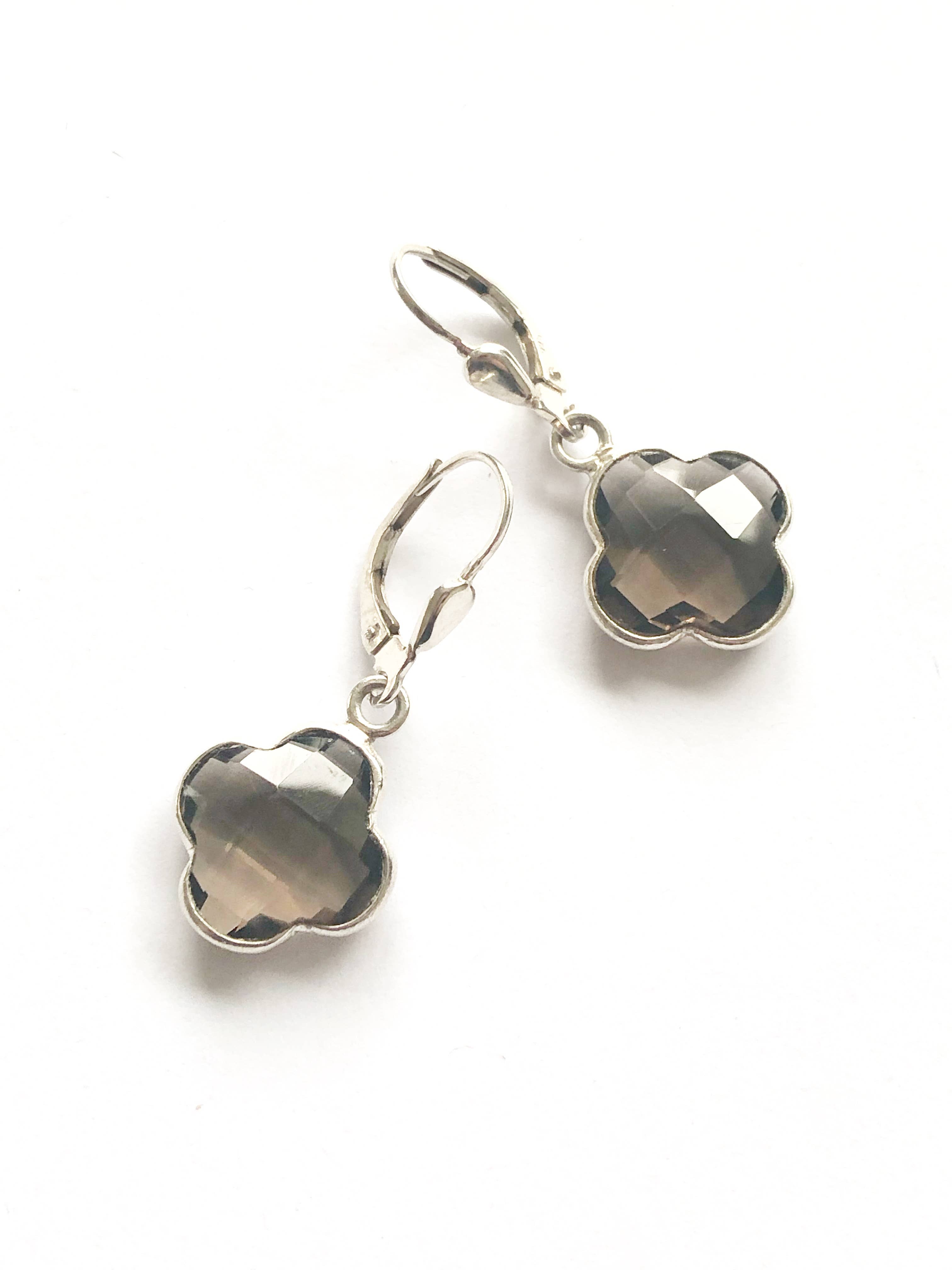 ATELIER COQUET - Wholesale Dangle Earrings - Earrings "Royal" Smoky Quartz