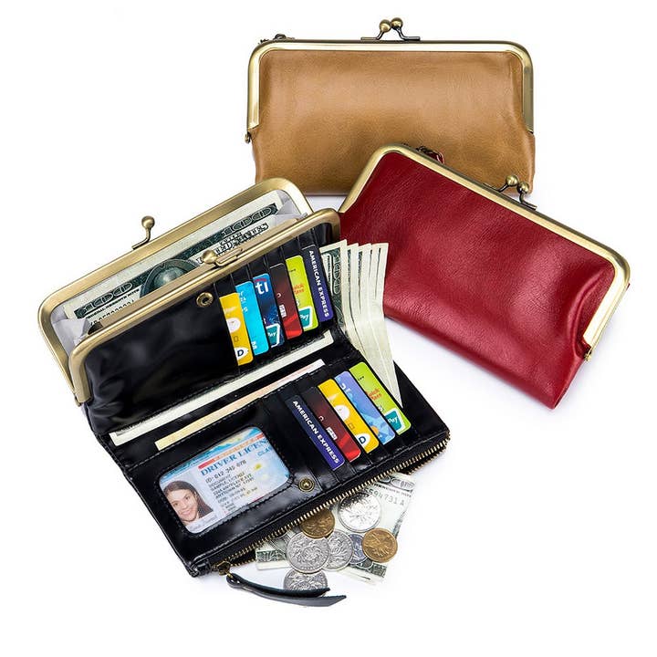MULTIFUNCTIONAL LARGE CAPACITY LONG LEATHER WALLET_CWAB3750 for wholesale by ACCITY