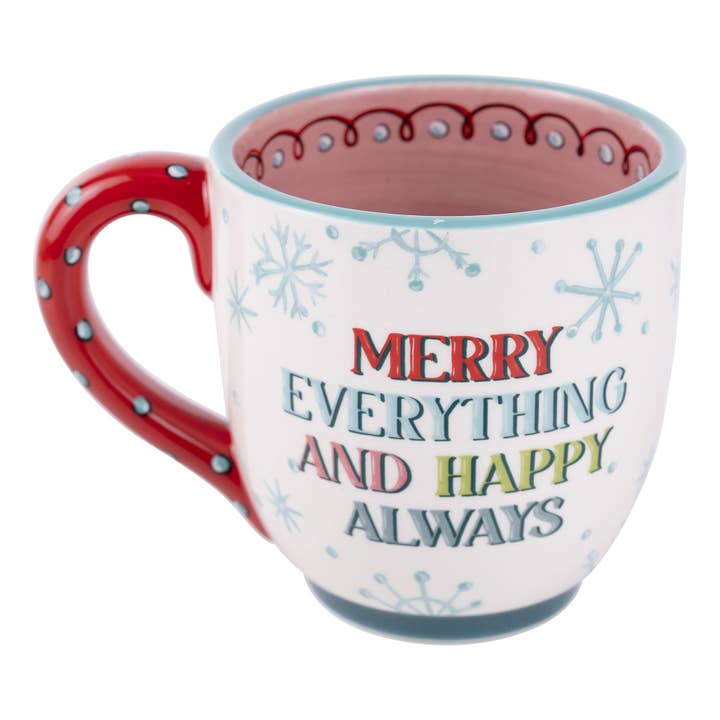 Glory Haus - Wholesale Coffee Mug - Merry Everything and Happy Always Mug - Holiday Decor