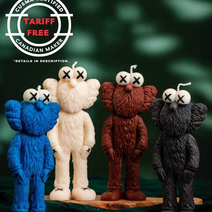 Allure CA - Wholesale Novelty Candle - Kaws x Sesame Street Decorative Candle2