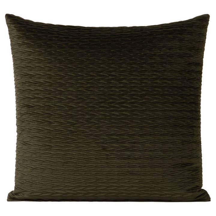 Siscovers - Wholesale Throw/Decorative Pillow - Siscovers Nature's Way Peat Textured Velvet Throw Pillow