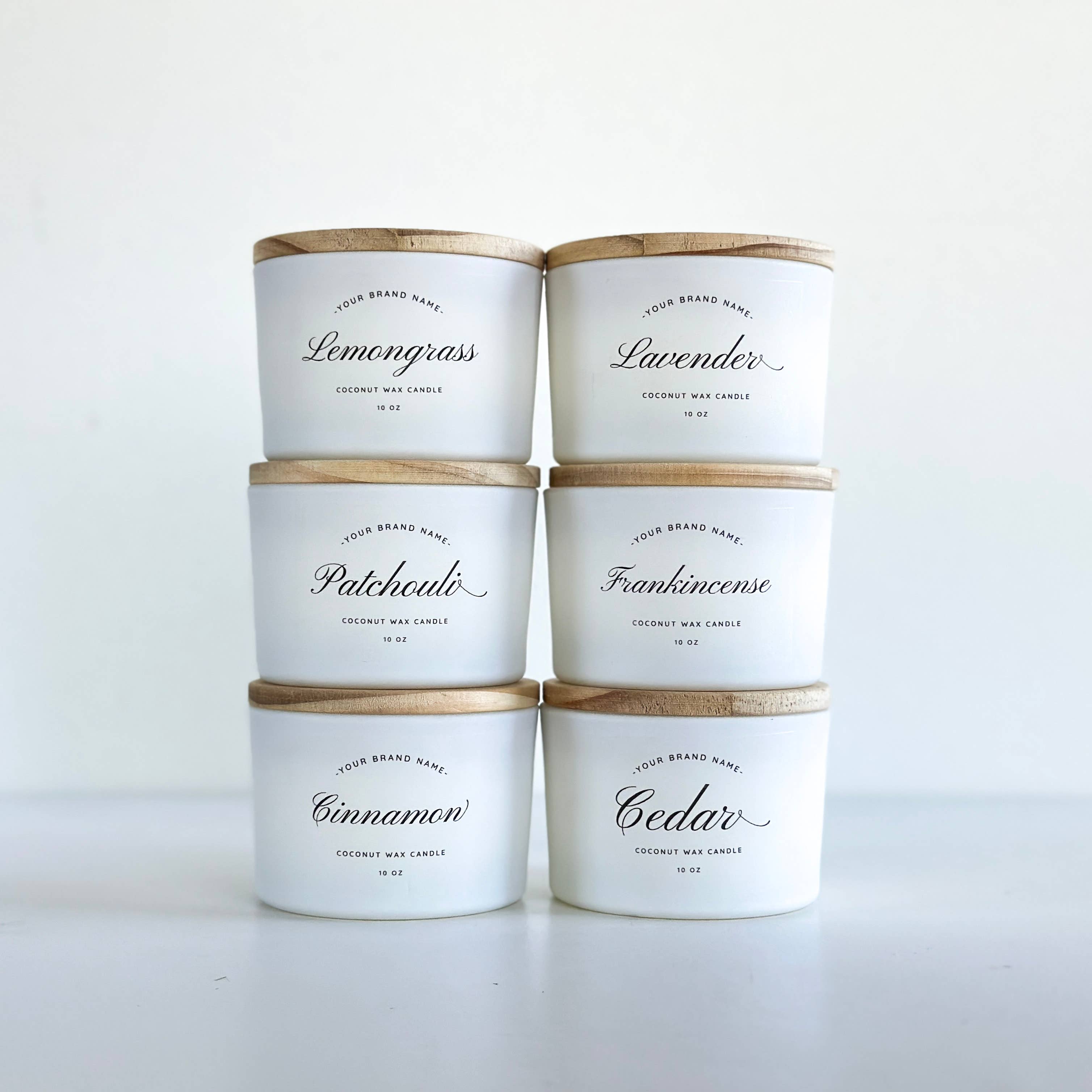 Wondery Mercantile - Wholesale Jar/Filled Candle - Private Label Candle - Custom Label Scented White Jar Candle9
