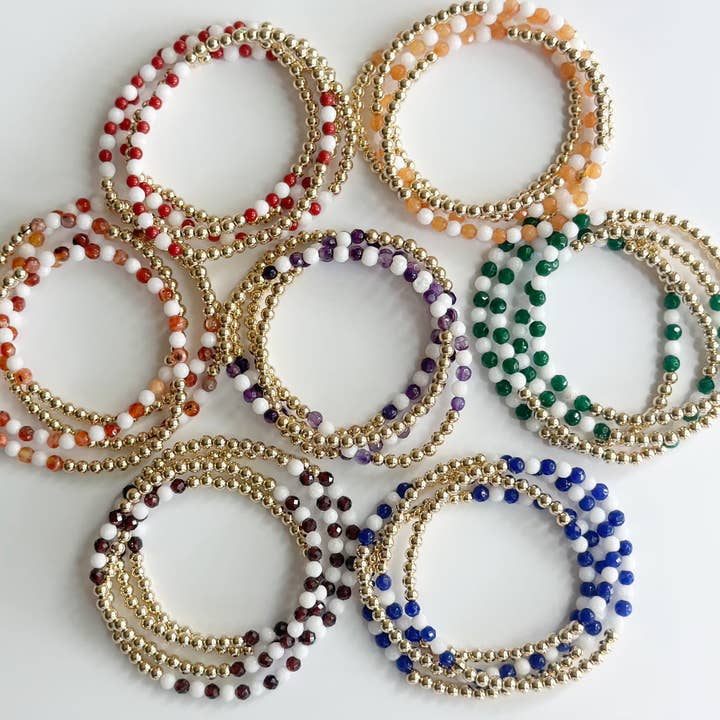 Colorblock Bracelet for wholesale by Jeny Baker Designs