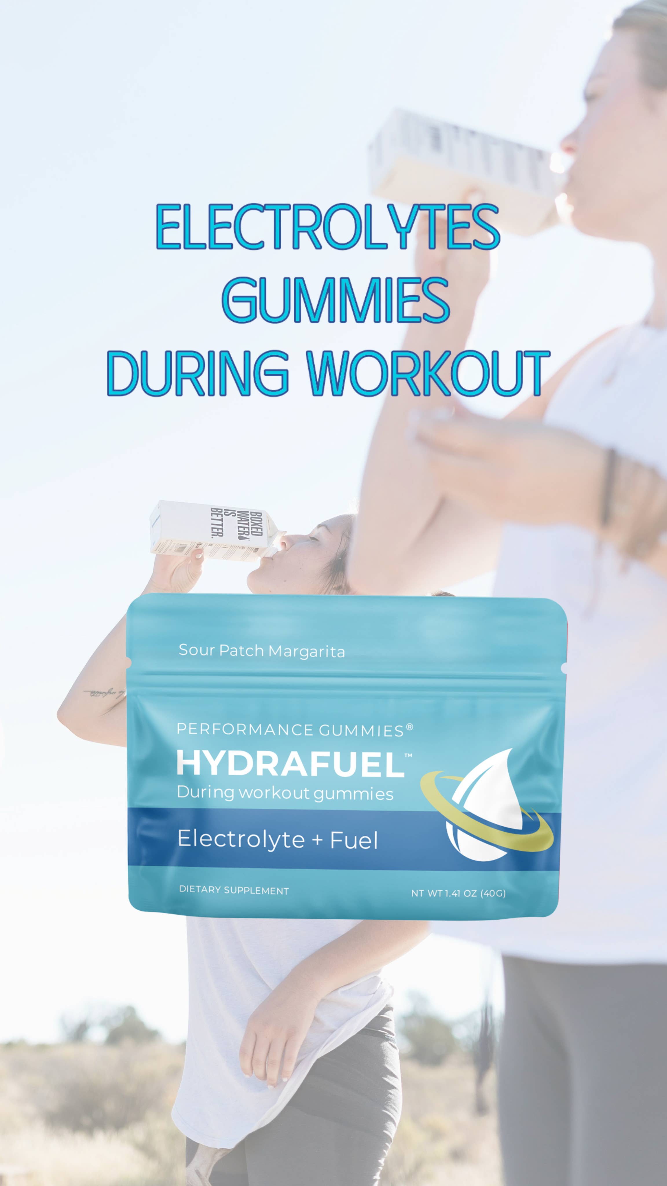 Seattle Gummy Company - Wholesale Sports/Energy Drink - NEW HydraFuel Electroly Gummies 12Pack sour patch margaritas12