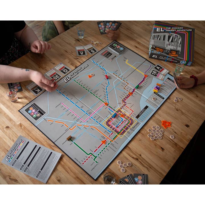Transit Tees - Wholesale Board Game - El The Chicago Transit Adventure Board Game