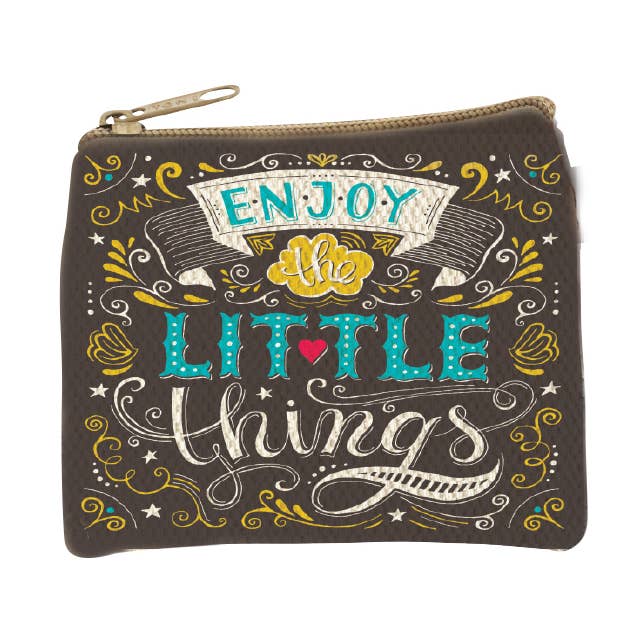 Enjoy The Little... Coin Purse for wholesale by Benjamin International