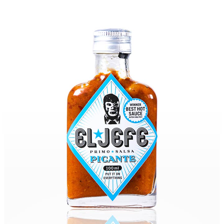 Hot Sauce Picante (Medium Hot) - 100ml for wholesale by El Jefe Hot Sauce