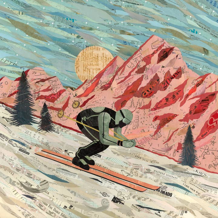 Dolan Geiman – wholesale Art print – Art Print | Skiing Wall Art | LAST RUN
