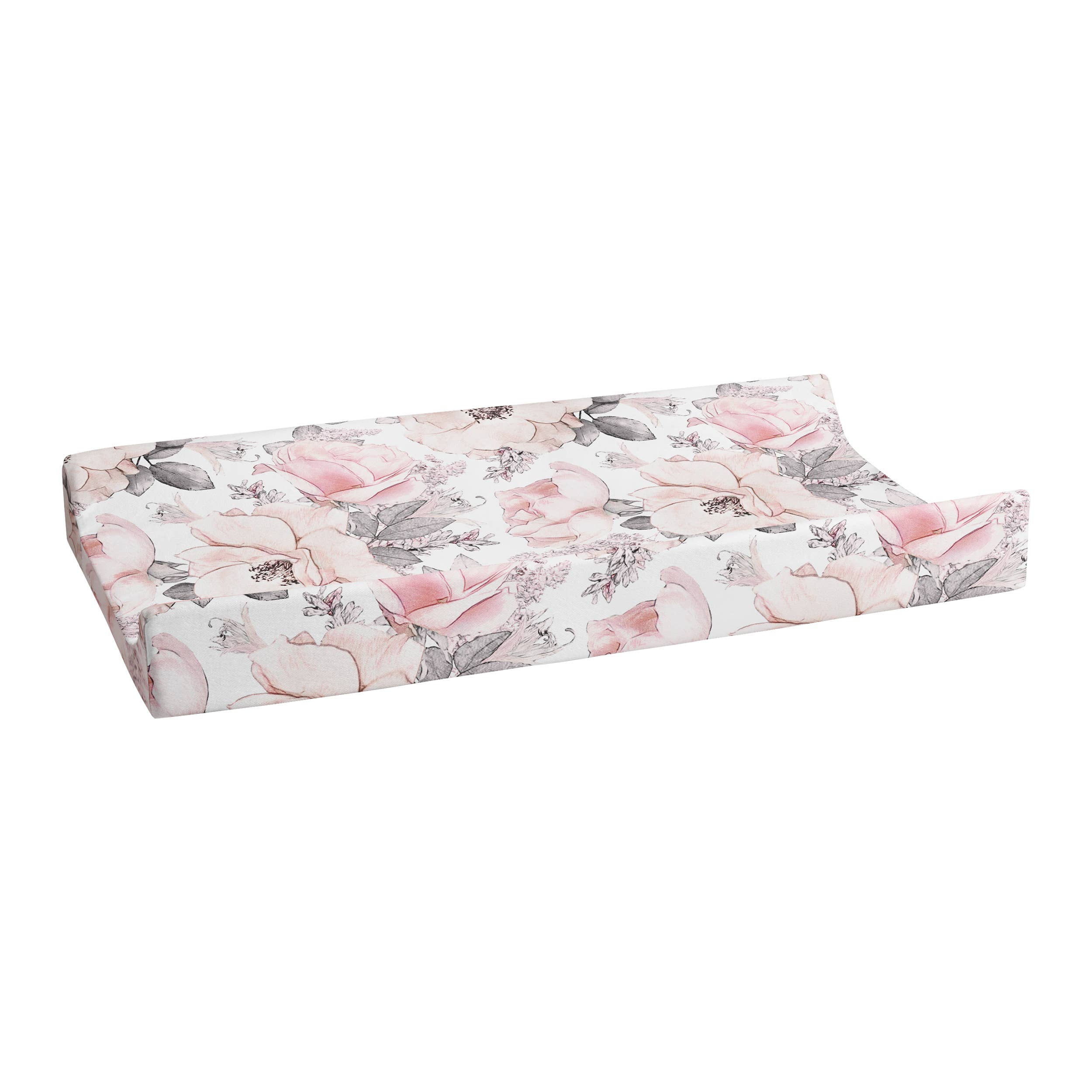 JLIKA - Wholesale Changing Mat/Pad Cover - Baby - Changing Pad Cover,100% Cotton, Peonies1
