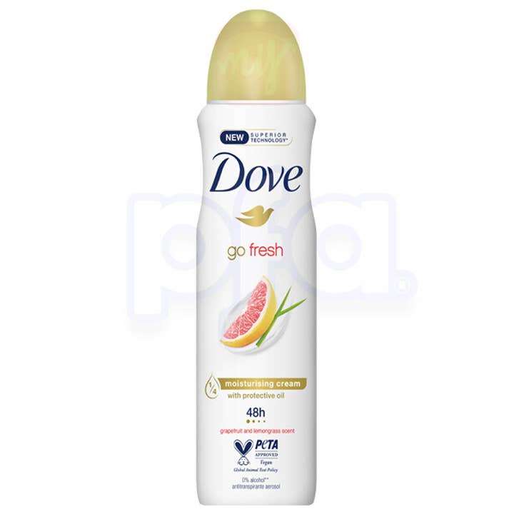 Dove Body Spray 150ML Grapefruit & Lemongrass for wholesale by Deluxe Import Trading