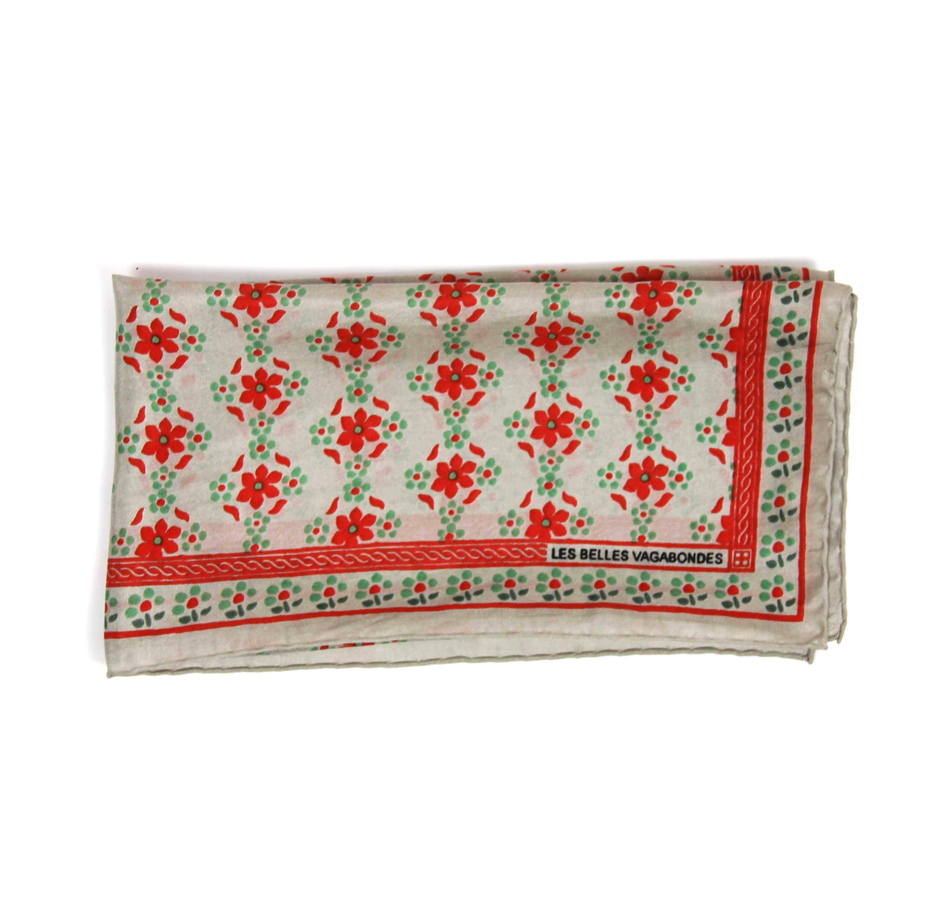 Les Belles Vagabondes - Wholesale Head Scarf - Women's - Mini Natasha Coral0