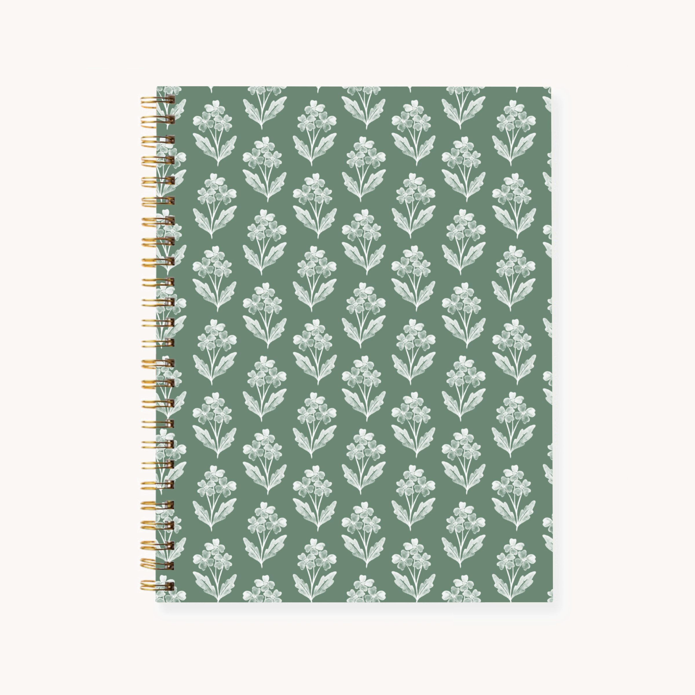 Elyse Breanne Design - Wholesale Notebook - Floral 7x9 Hardcover Spiral Notebook36