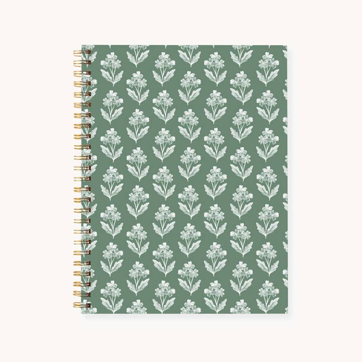 Elyse Breanne Design - Vente Cahiers - Carnet à spirale rigide 7x9 floral36