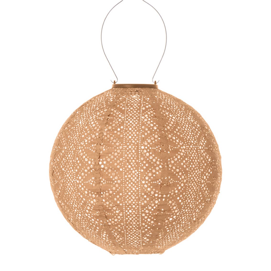 Lumiz – wholesale Lykta – Lumiz - Lace Rond lampa 30 cm - Abrikos0