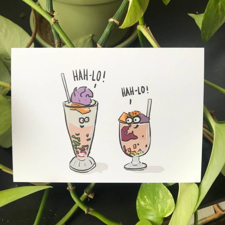 Halo Halo | Hello | Greeting Card for wholesale by Hello Herren