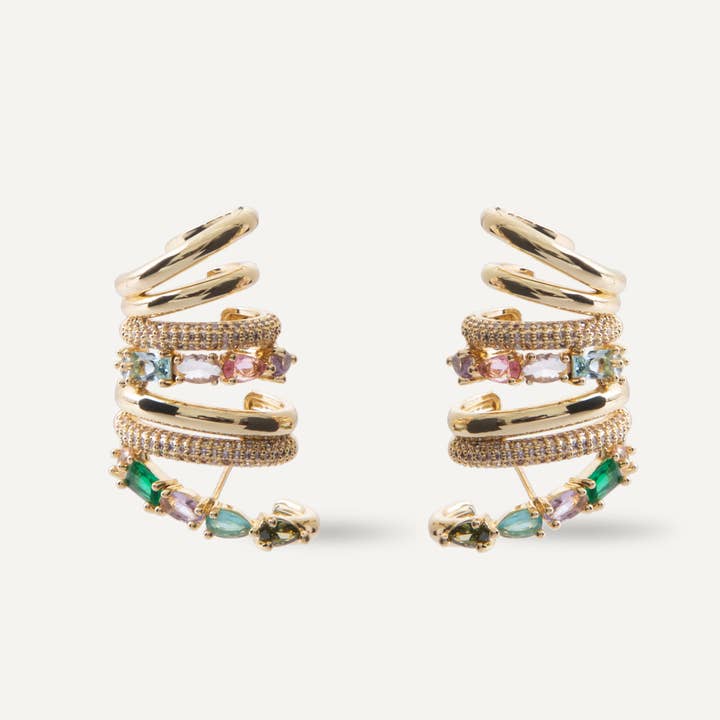 Melania Clara - Wholesale Dangle Earrings - Quinn Earrings - Silver0