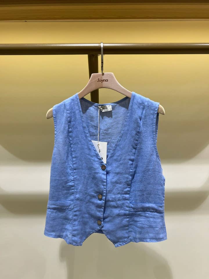 Joyna - Wholesale Suit Vest - Women's - C08894 SLEEVELESS VEST