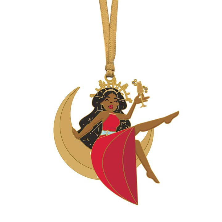 Ornamento Holly Moon para venta al por mayor de Black Paper Party