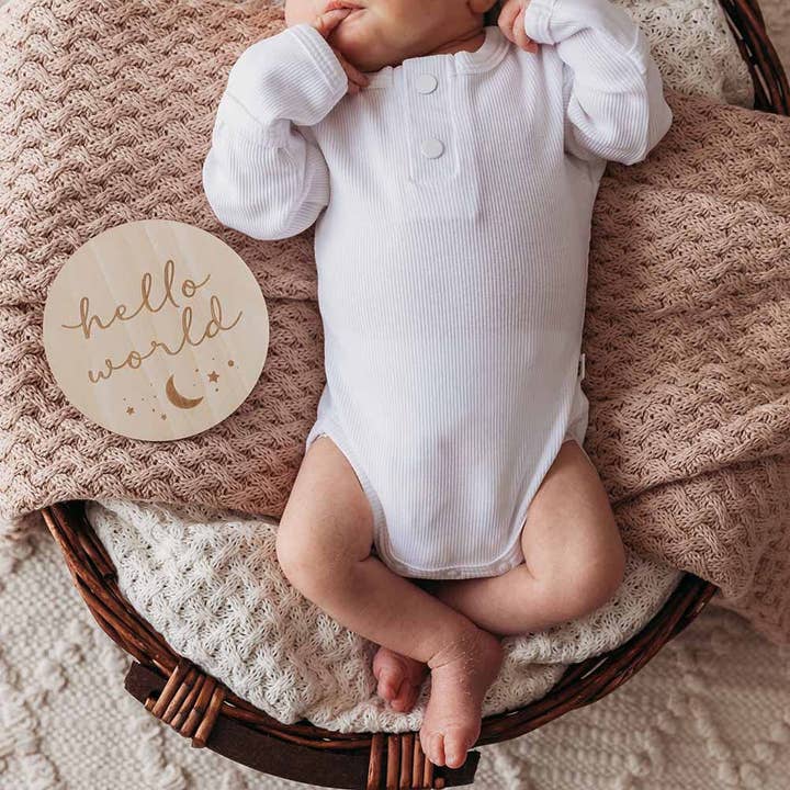 Snuggle Hunny – Engroshandel Bodysuit - Baby – Milk Langærmet Økologisk Bodysuit9