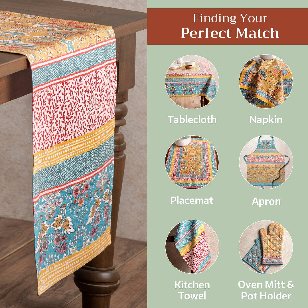 Maison d'Hermine - Design in Every Thread - Wholesale Table Runner - Table Runner 100% Cotton - Double Layer - Marquise11