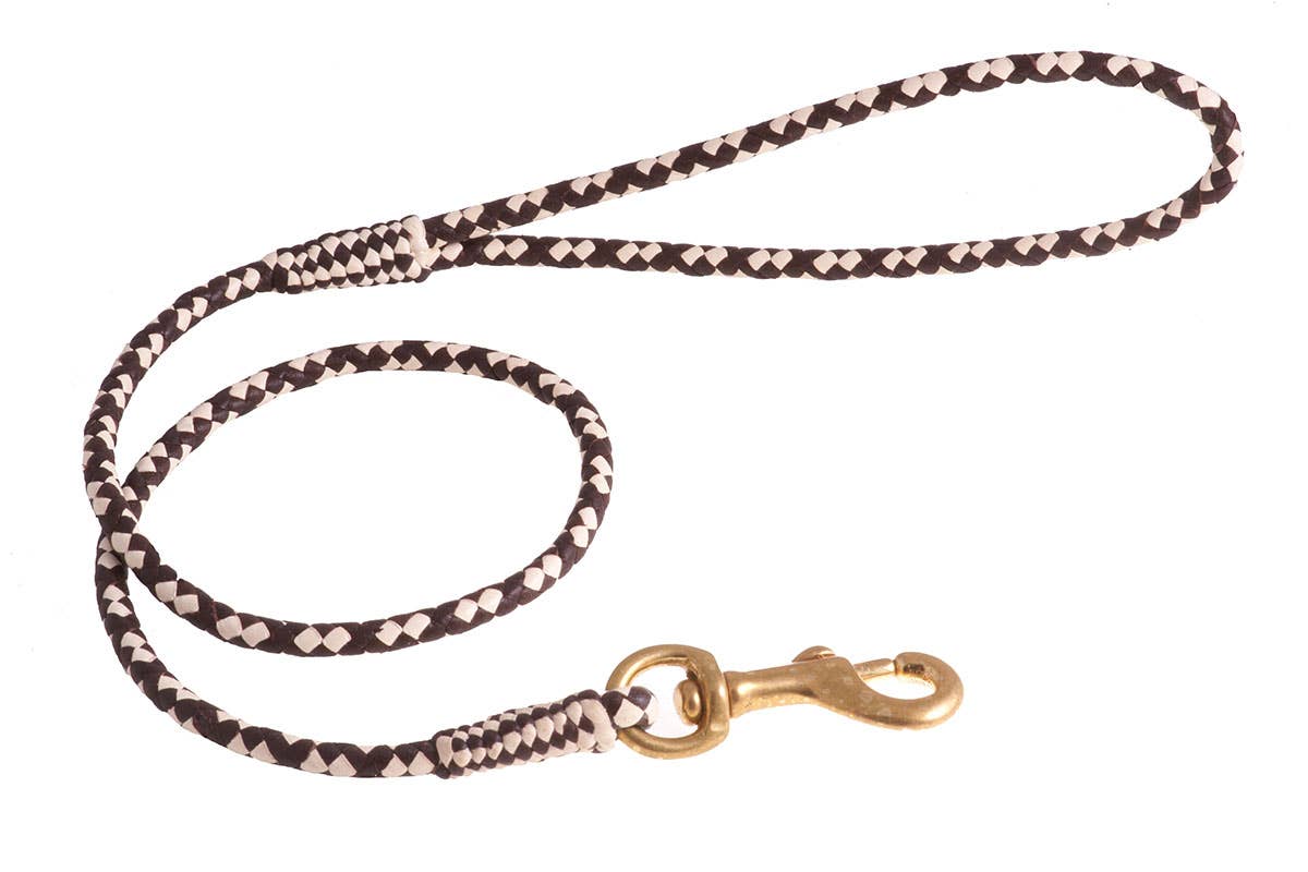 Alvalley - Wholesale Pet Leash - Dog - Braided Leather Snap Leads104