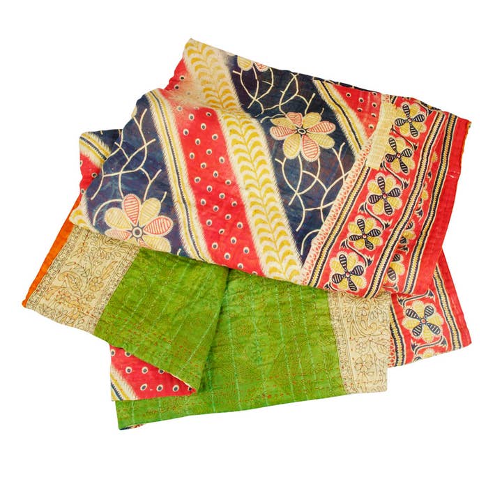 Ten Thousand Villages - Wholesale Throw Blanket - Sacred Sari Throw
