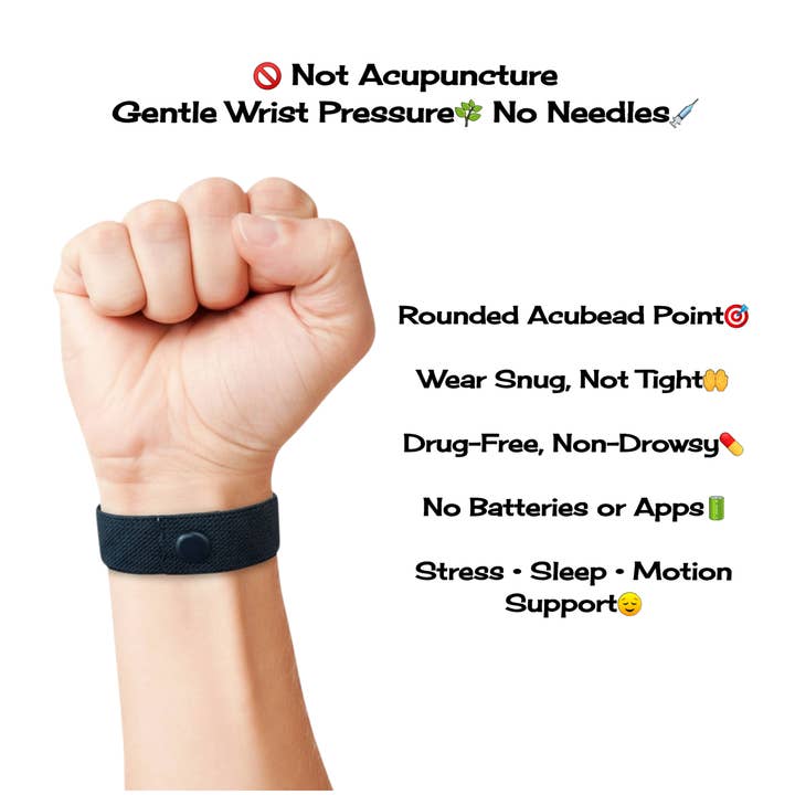 Rubber Band Snap Bracelet – Stress and Anxiety Support – Singles/ 5 Pack for wholesale by AcuBracelet