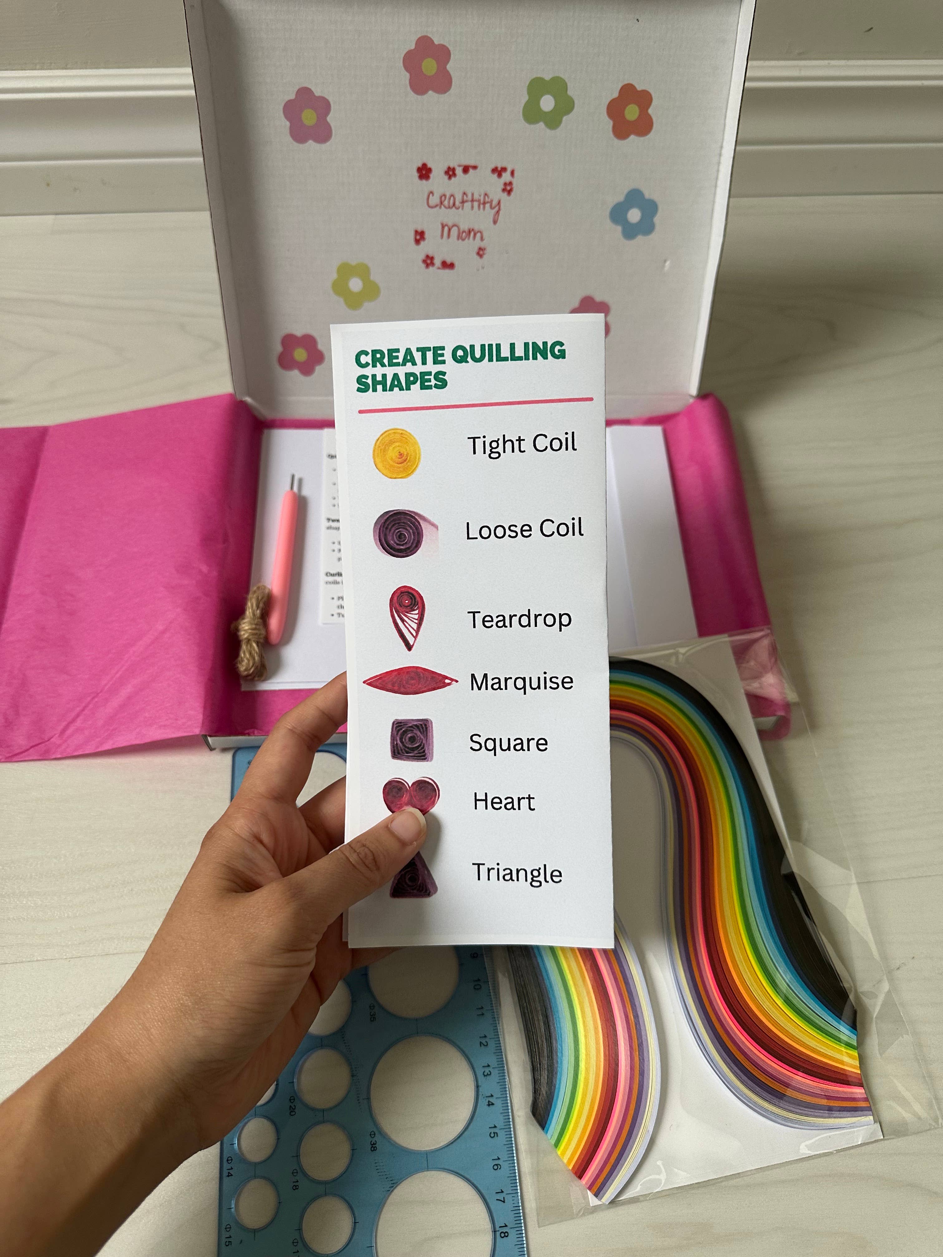 Craftify Mom - Wholesale Doe-het-zelf-knutselset - Doe-het-zelf quilling kit, doe-het-zelf kit voor volwassenen en kinderen, beginnerskits3