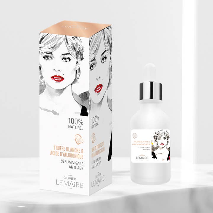 Gesichtsserum — Weiße Trüffel & Hyaluronsäure für den Großhandel von Olivier Lemaire