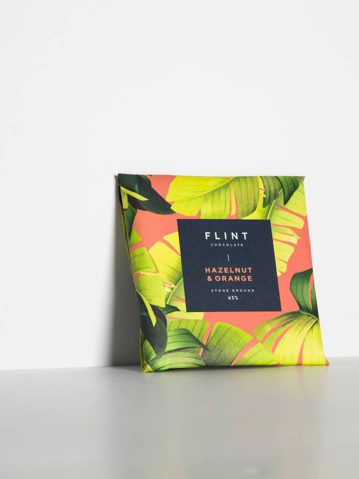 Hazelnut & Orange for wholesale by Flint Chocolate