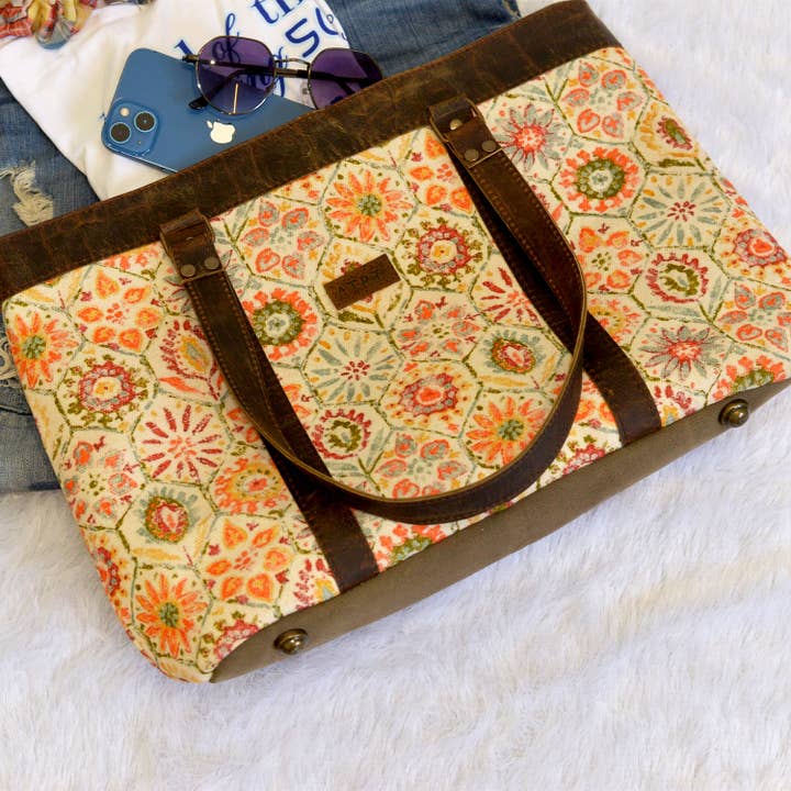 Hopofly Bags - Wholesale Laptop bag – Unisex - Canvas Rug Leather Grammy Box Office Tote Cum Laptop Bag7