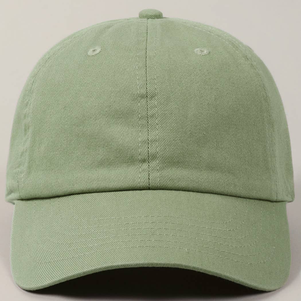 Fashion City - Wholesale Baseball Cap - Unisex - Stone Washed Cotton Solid Color Baseball Cap5