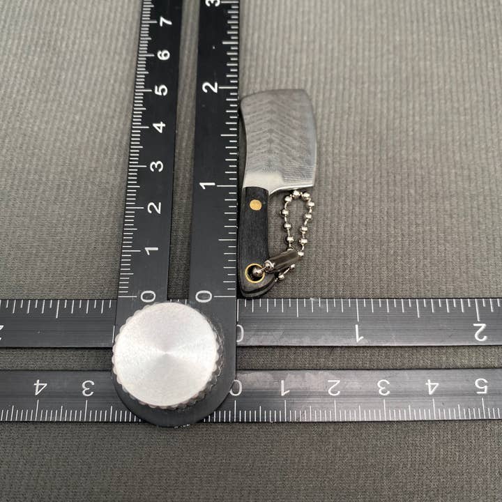 Mio Queena - Wholesale Pocket Knife/Holder - Black Wooden Handle Mini Stainless Steel Knife with Cover1