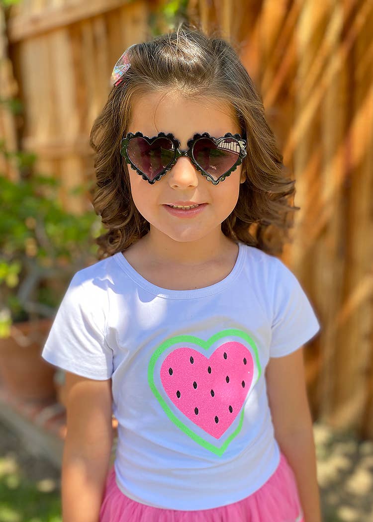 Sparkle Sisters by Couture Clips - Wholesale Sunglasses - Kids - Heart Sunglasses4