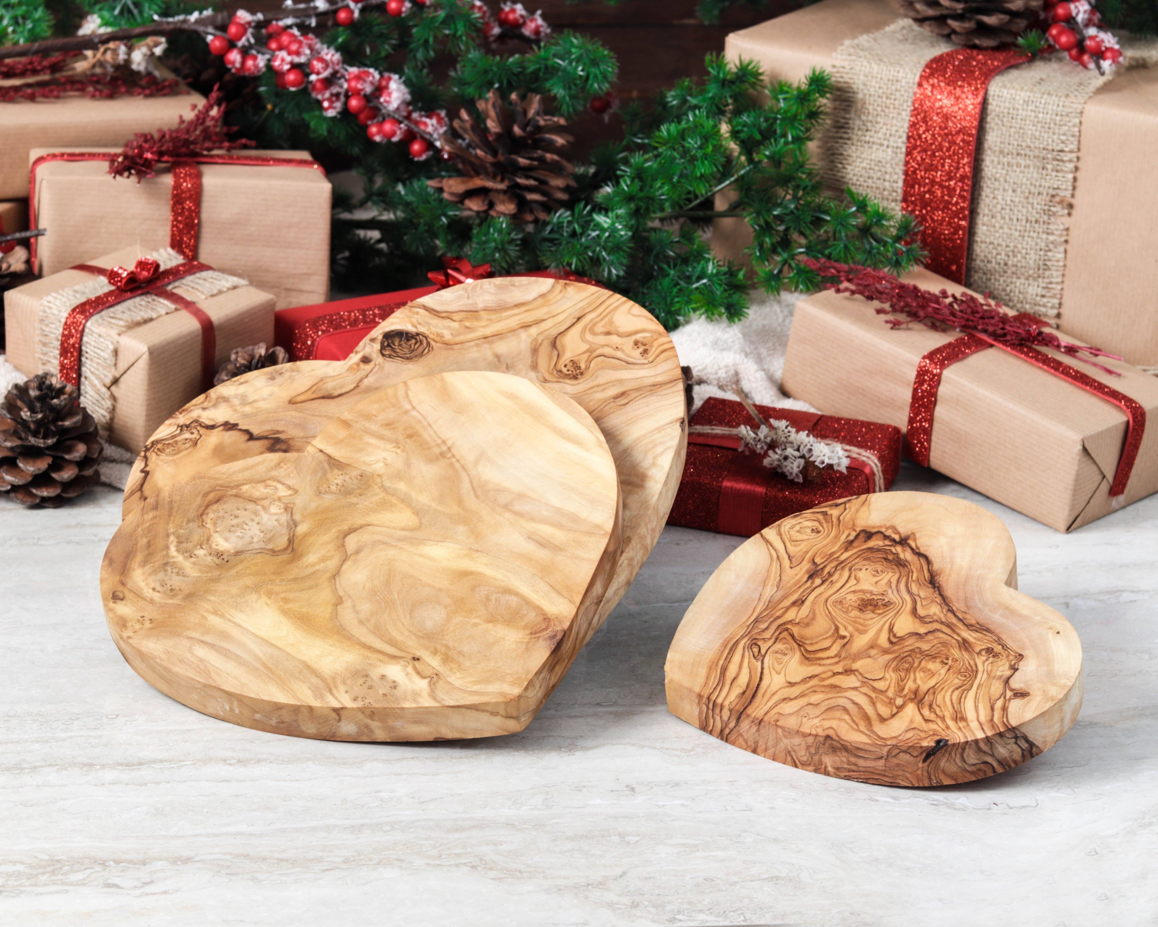Krafts GmbH Olive Wood - Vendita all'ingrosso Taglieri - Tagliere a forma di cuore in legno d'ulivo fatto a mano – Formaggi, Salumi2