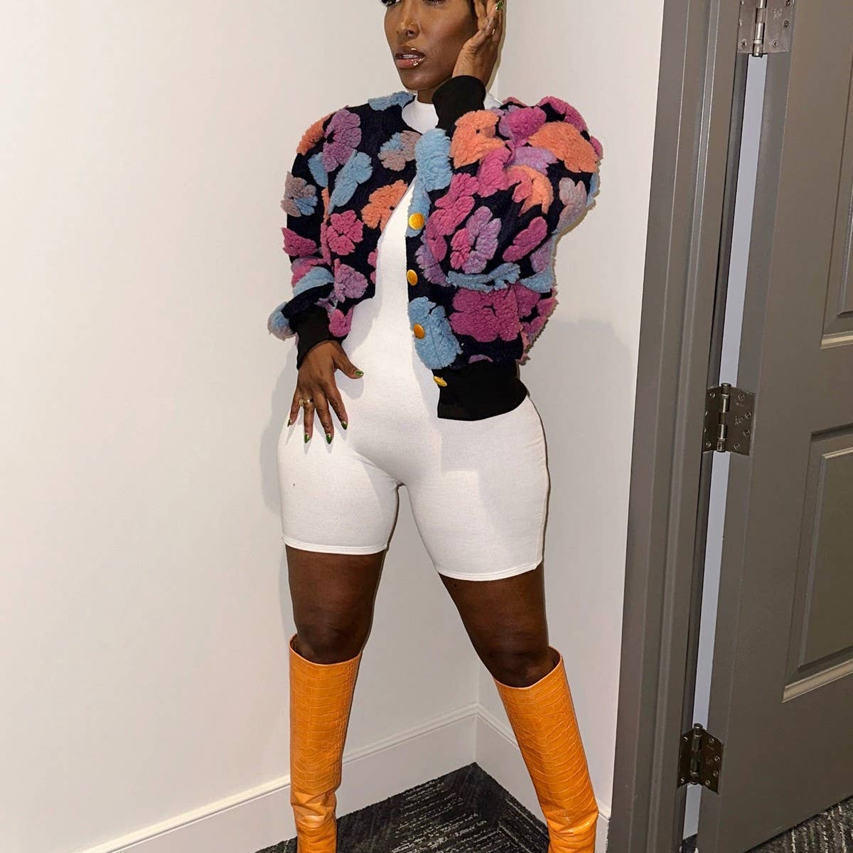 ACCITY - Wholesale Cardigan - Women's - Vintage Floral Knit Cardigan Jacket for Women_CWOCO009431