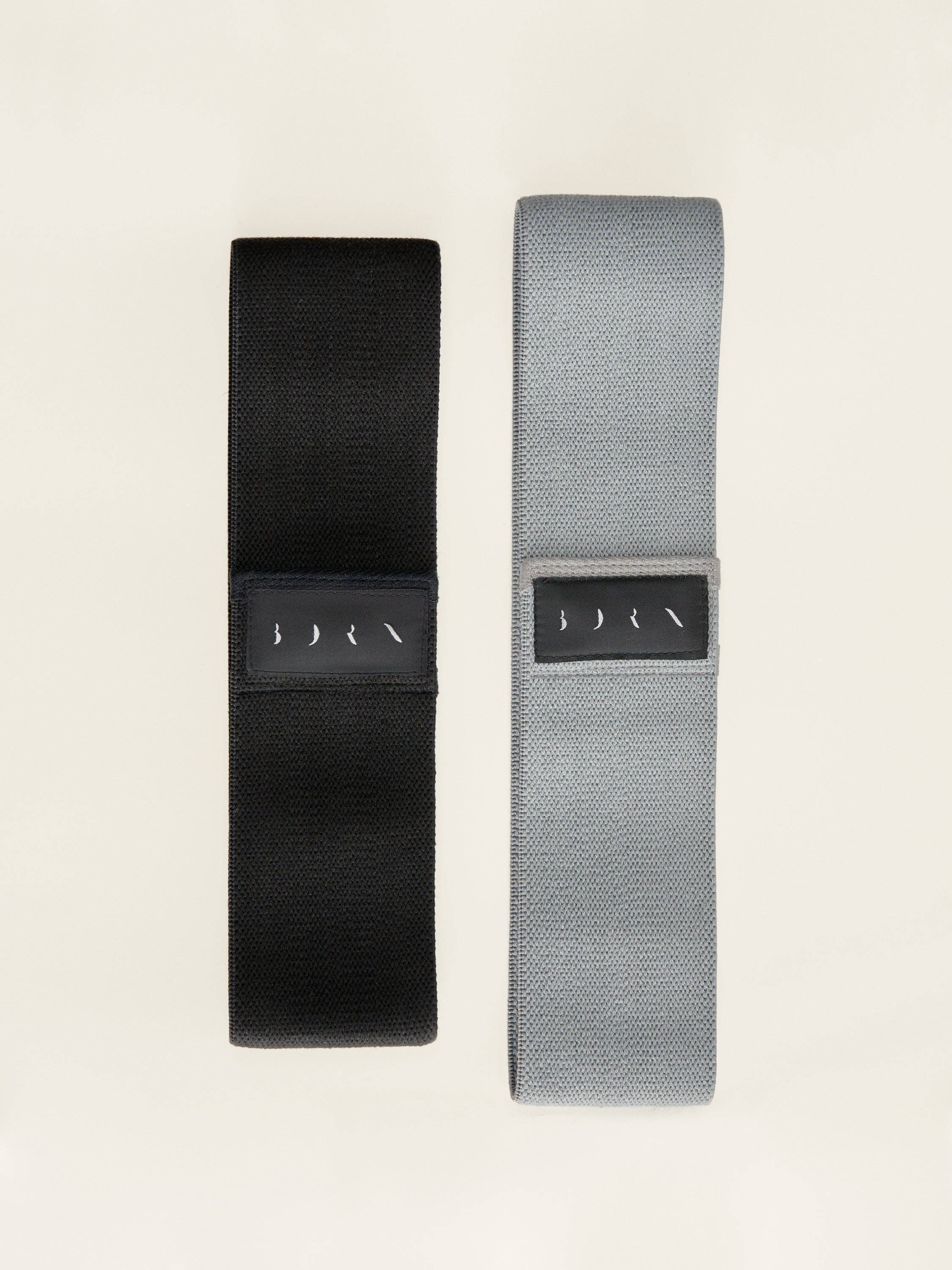 Born Living Yoga - Wholesale Yoga Strap/Band - Resistance Bands Set Black & Medium Grey1