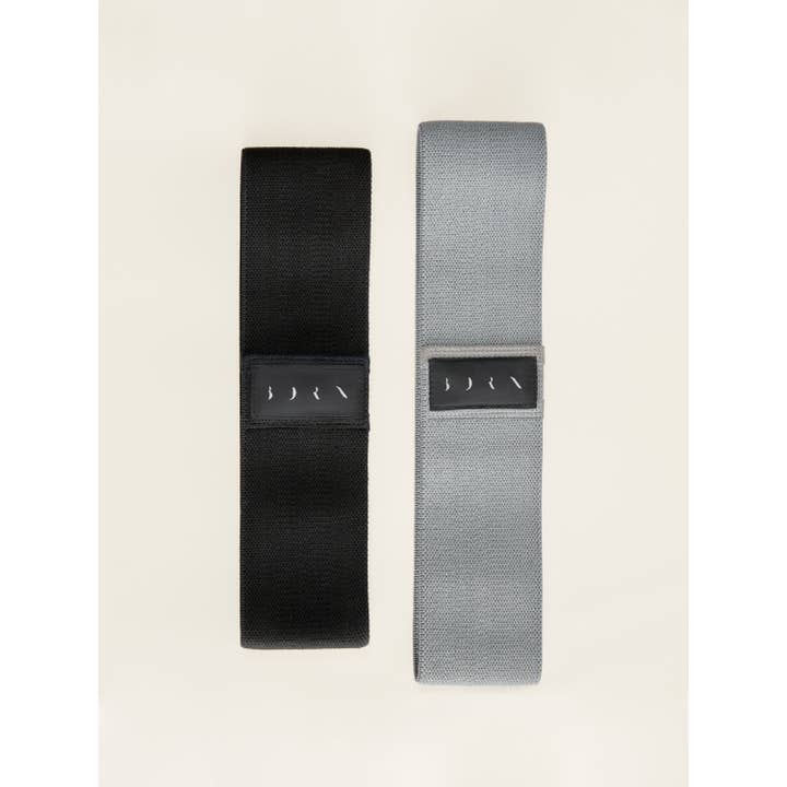 Born Living Yoga - Wholesale Yoga Strap/Band - Resistance Bands Set Black & Medium Grey1