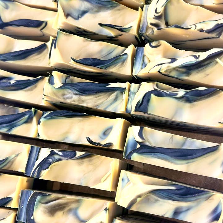 SARATOGA SOAP COMPANY - Wholesale Bar Soap - Mahogany Charcoal Handmade Soap Bar VEGAN COLD PROCESS5