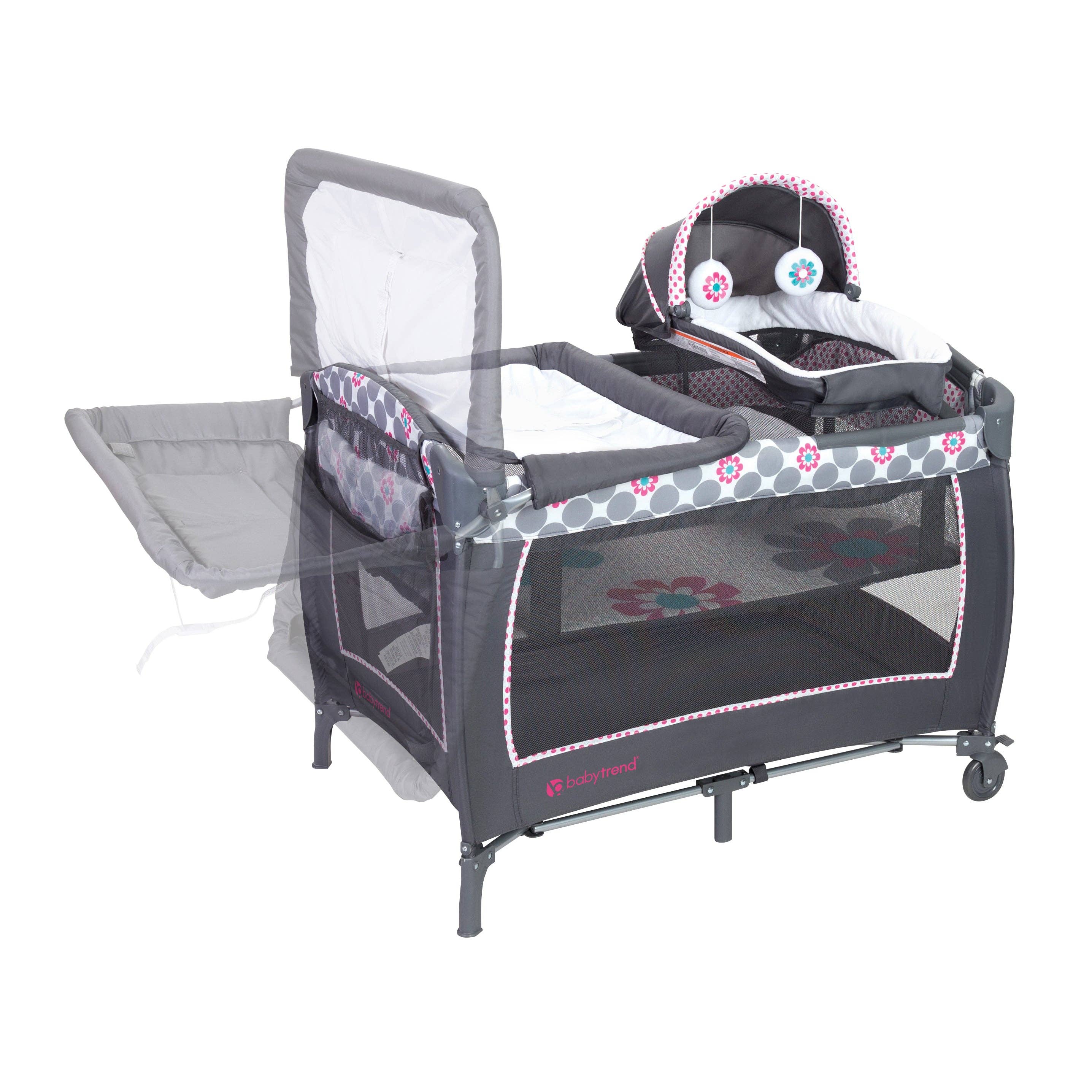 Baby Trend - Wholesale Bassinet - Baby - Lil' Snooze™ Deluxe II Nursery Center Playard8