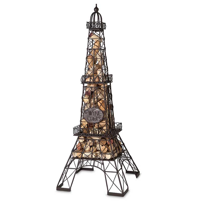 IWA Wine Accessories - Wholesale Wine Cork Holder - Cork Cage Eiffel Tower #91-0650