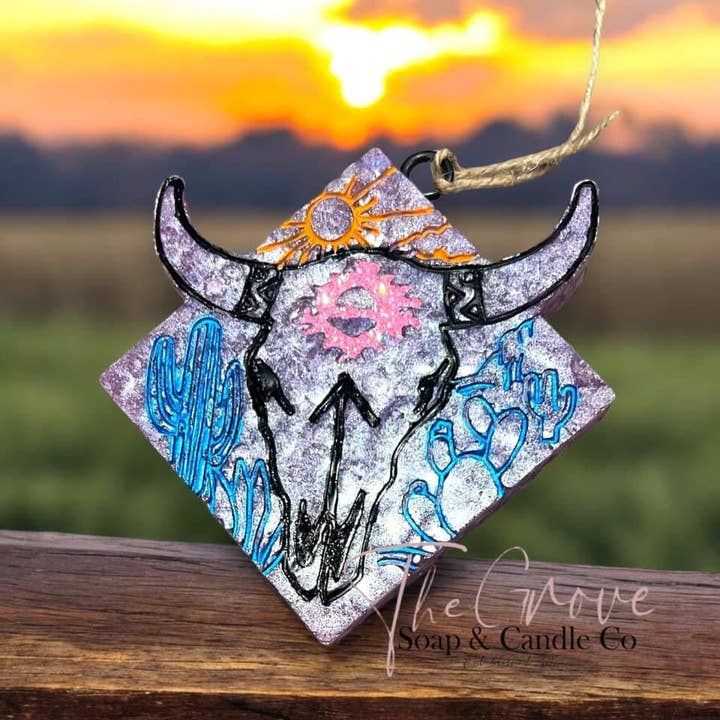 The Grove Soap & Candle Co - Wholesale Car Freshener - Women's - Navajo Scented Car Freshies-Western aroma bead decor1