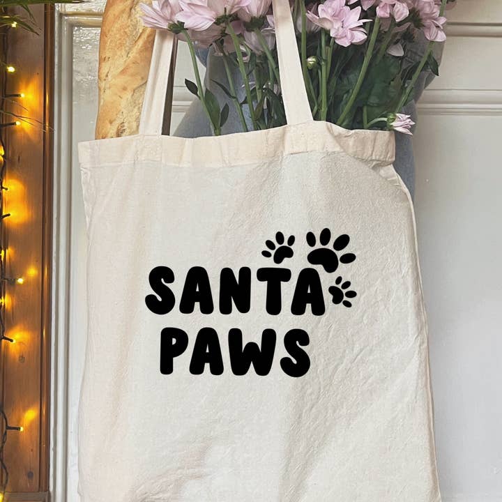 Santa Paws | Jul Tote för wholesale av Birch Studios